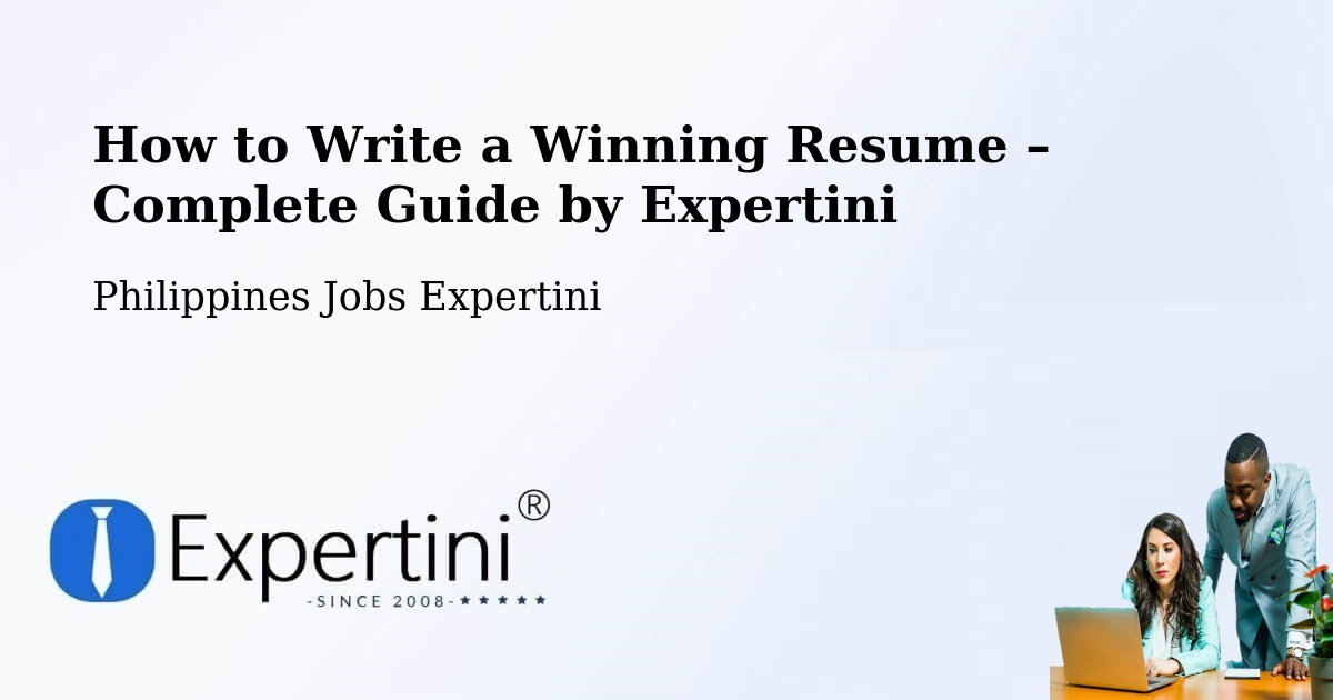 Resume Writing Guide for Job Seekers – Balading - Balading, Philippines Jobs Expertini