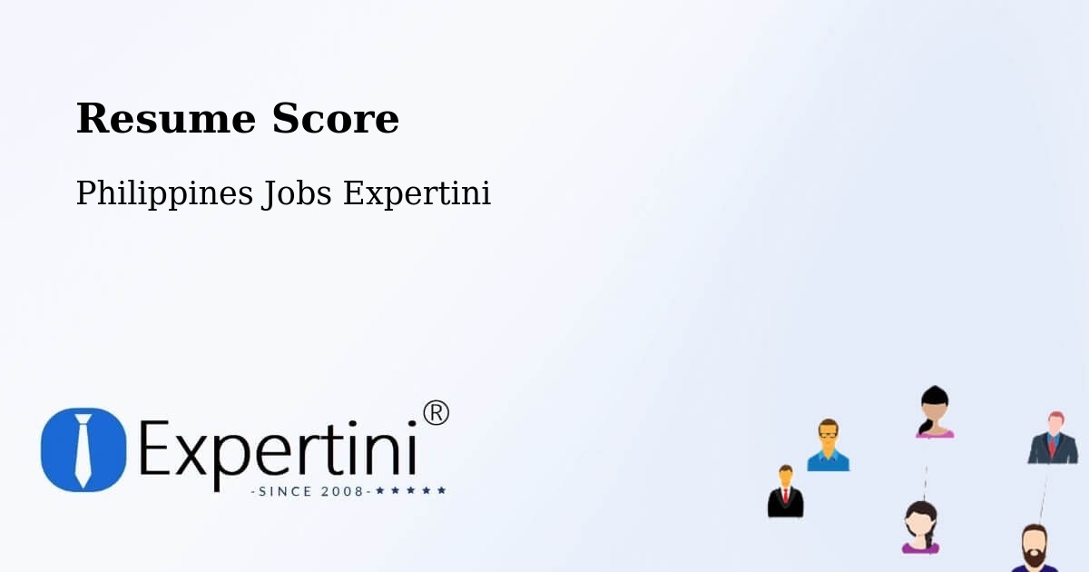 Resume Score & Job Description Match Tool – Balading - Philippines Jobs Expertini